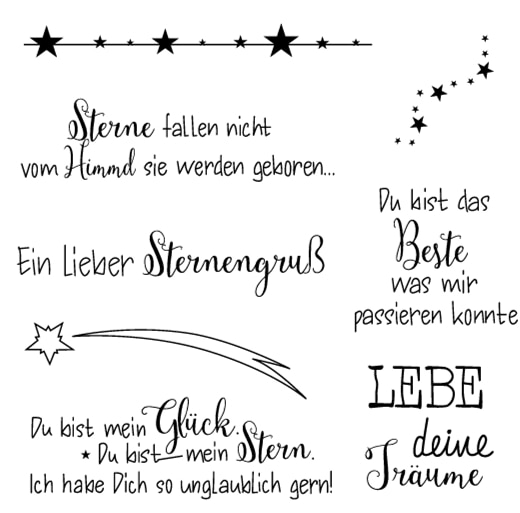 German stamp Clear Stamp for Scrapbooking  Ǹ..